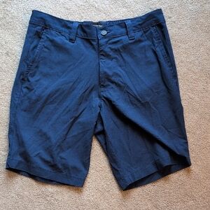 Men's Banana Republic Navy Blue Shorts Flat Front Size Medium